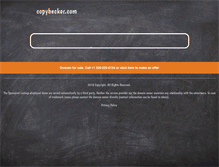 Tablet Screenshot of copybecker.com